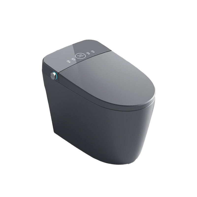 Contemporary Floor Mount Bidet Ceramic Foot Sensor Water Pressure Control Clearhalo 'Bathroom Remodel & Bathroom Fixtures' 'Bidets' 'Home Improvement' 'home_improvement' 'home_improvement_bidets' 'Toilets & Bidets' 7434560