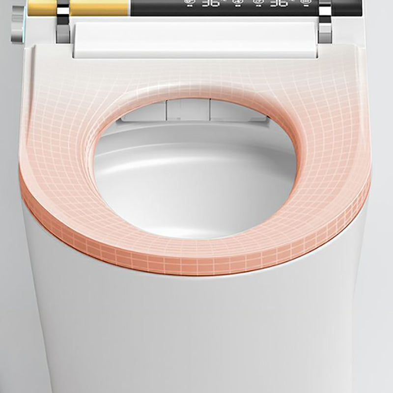 Elongated Wall Mounted Bidet Smart Bidet with Heated Seat and Warm Air Dryer Clearhalo 'Bathroom Remodel & Bathroom Fixtures' 'Bidets' 'Home Improvement' 'home_improvement' 'home_improvement_bidets' 'Toilets & Bidets' 7434573