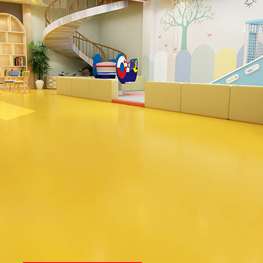 PVC Flooring Pure Color Self-Stick Waterproof Fire Resistant PVC Flooring Clearhalo 'Flooring 'Home Improvement' 'home_improvement' 'home_improvement_vinyl_flooring' 'Vinyl Flooring' 'vinyl_flooring' Walls and Ceiling' 7434881