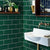 Mosaic Tile Peel and Stick Tile Pvc Backsplash Peel and Stick Wall Tile in Green Green 9-Piece Set Clearhalo 'Flooring 'Home Improvement' 'home_improvement' 'home_improvement_peel_stick_blacksplash' 'Peel & Stick Backsplash Tile' 'peel_stick_blacksplash' 'Walls & Ceilings' Walls and Ceiling' 7435101