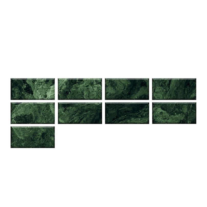 Mosaic Tile Peel and Stick Tile Pvc Backsplash Peel and Stick Wall Tile in Green Clearhalo 'Flooring 'Home Improvement' 'home_improvement' 'home_improvement_peel_stick_blacksplash' 'Peel & Stick Backsplash Tile' 'peel_stick_blacksplash' 'Walls & Ceilings' Walls and Ceiling' 7435103