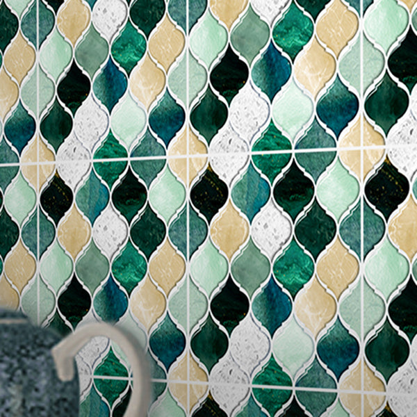 Mosaic Tile Peel and Stick Tile Kitchen Waterproof Backsplash Peel and Stick Wall Tile Clearhalo 'Flooring 'Home Improvement' 'home_improvement' 'home_improvement_peel_stick_blacksplash' 'Peel & Stick Backsplash Tile' 'peel_stick_blacksplash' 'Walls & Ceilings' Walls and Ceiling' 7435136
