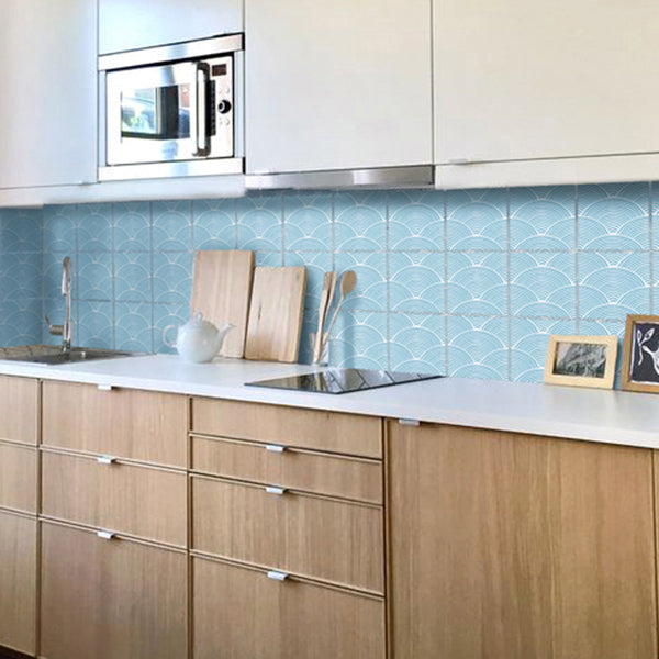 Modern Mosaic Tile Peel and Stick Tile Pvc Kitchen Backsplash Peel and Stick Wall Tile Clearhalo 'Flooring 'Home Improvement' 'home_improvement' 'home_improvement_peel_stick_blacksplash' 'Peel & Stick Backsplash Tile' 'peel_stick_blacksplash' 'Walls & Ceilings' Walls and Ceiling' 7435154