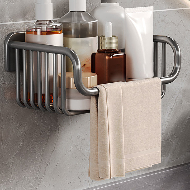 Metal Bathroom Hardware Bath Shelf Bathroom Accessory As Individual Or As a Set Clearhalo 'Bathroom Hardware Sets' 'Bathroom Hardware' 'Bathroom Remodel & Bathroom Fixtures' 'bathroom_hardware_sets' 'Home Improvement' 'home_improvement' 'home_improvement_bathroom_hardware_sets' 7435689