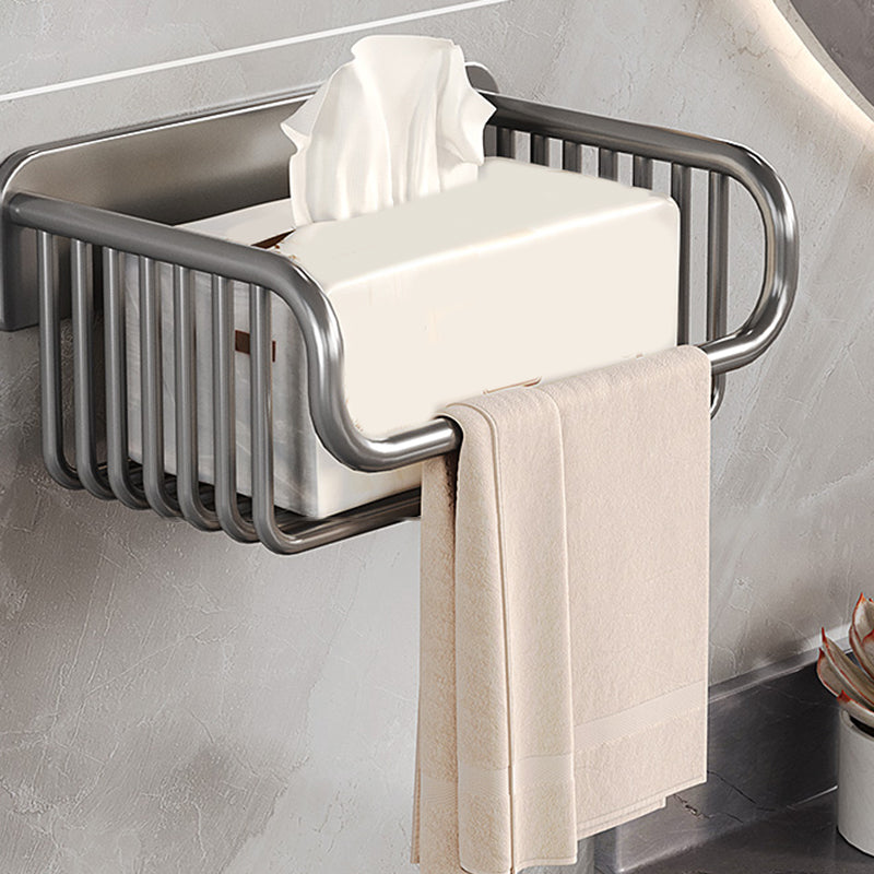Metal Bathroom Hardware Bath Shelf Bathroom Accessory As Individual Or As a Set Clearhalo 'Bathroom Hardware Sets' 'Bathroom Hardware' 'Bathroom Remodel & Bathroom Fixtures' 'bathroom_hardware_sets' 'Home Improvement' 'home_improvement' 'home_improvement_bathroom_hardware_sets' 7435702