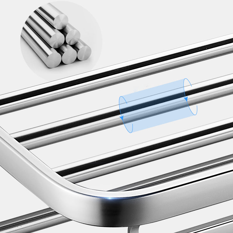 6 - Piece Bathroom Hardware Metal Adhesive Mount Bathroom Accessory Kit Clearhalo 'Bathroom Hardware Sets' 'Bathroom Hardware' 'Bathroom Remodel & Bathroom Fixtures' 'bathroom_hardware_sets' 'Home Improvement' 'home_improvement' 'home_improvement_bathroom_hardware_sets' 7437922