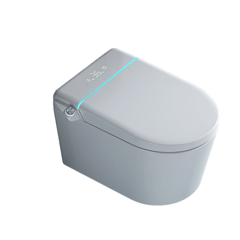 Contemporary White Floor Standing Bidet/Wall Hung Toilet Set Clearhalo 'Bathroom Remodel & Bathroom Fixtures' 'Bidets' 'Home Improvement' 'home_improvement' 'home_improvement_bidets' 'Toilets & Bidets' 7437952