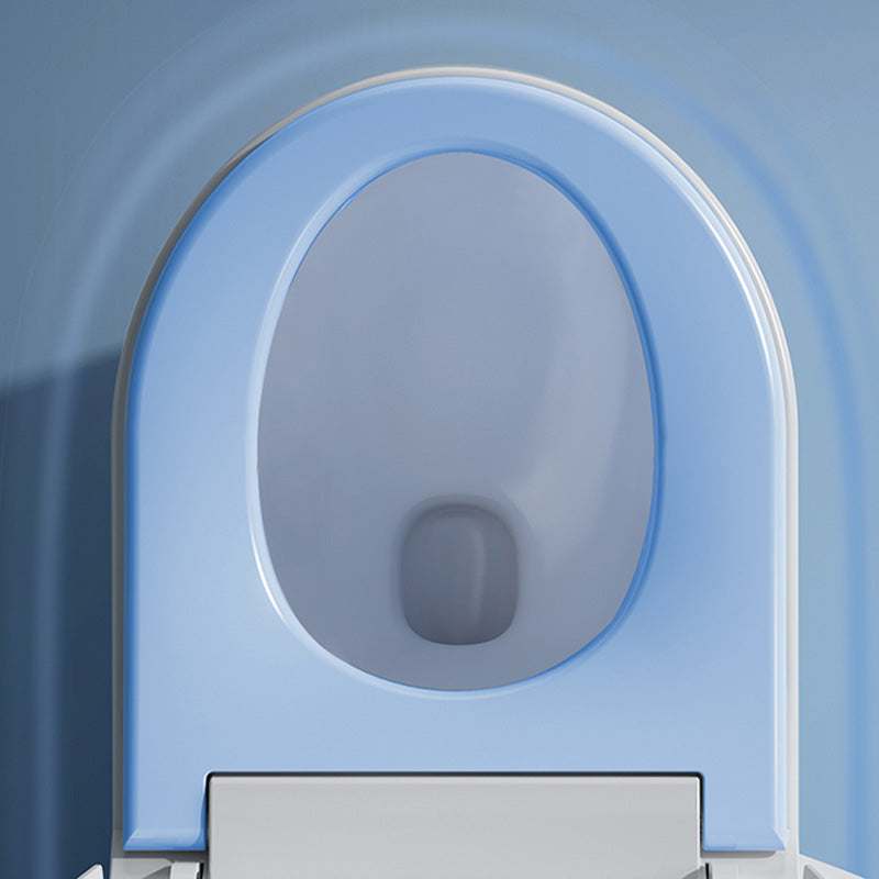 Contemporary White Floor Standing Bidet/Wall Hung Toilet Set Clearhalo 'Bathroom Remodel & Bathroom Fixtures' 'Bidets' 'Home Improvement' 'home_improvement' 'home_improvement_bidets' 'Toilets & Bidets' 7437954