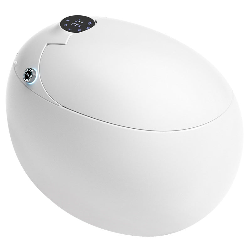 White Floor Mount Bidet Round Floor Standing Bidet with Unlimited Warm Water Clearhalo 'Bathroom Remodel & Bathroom Fixtures' 'Bidets' 'Home Improvement' 'home_improvement' 'home_improvement_bidets' 'Toilets & Bidets' 7437997