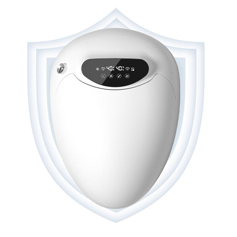 Round White Floor Mount Bidet with Heated Seat and Warm Air Dryer Clearhalo 'Bathroom Remodel & Bathroom Fixtures' 'Bidets' 'Home Improvement' 'home_improvement' 'home_improvement_bidets' 'Toilets & Bidets' 7438036