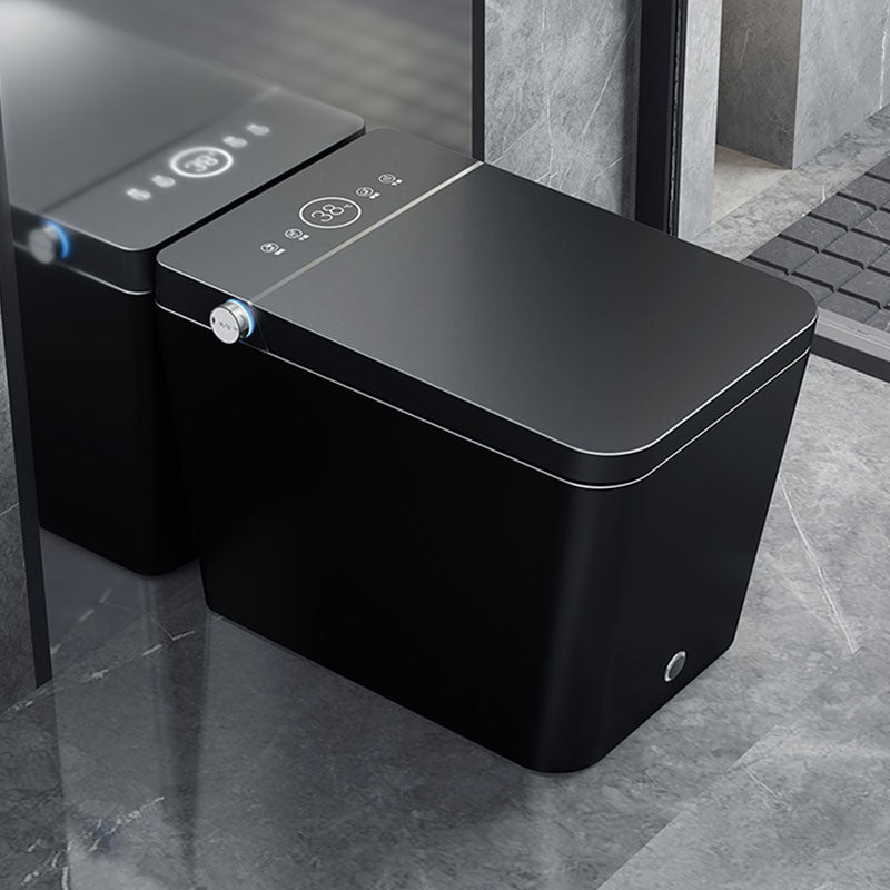 Elongated Smart Bidet Horizontal Spray Antimicrobial Smart Toilet Bidet Clearhalo 'Bathroom Remodel & Bathroom Fixtures' 'Bidets' 'Home Improvement' 'home_improvement' 'home_improvement_bidets' 'Toilets & Bidets' 7438050