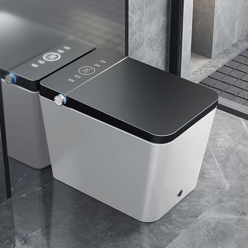 Elongated Smart Bidet Horizontal Spray Antimicrobial Smart Toilet Bidet Black White Clearhalo 'Bathroom Remodel & Bathroom Fixtures' 'Bidets' 'Home Improvement' 'home_improvement' 'home_improvement_bidets' 'Toilets & Bidets' 7438056