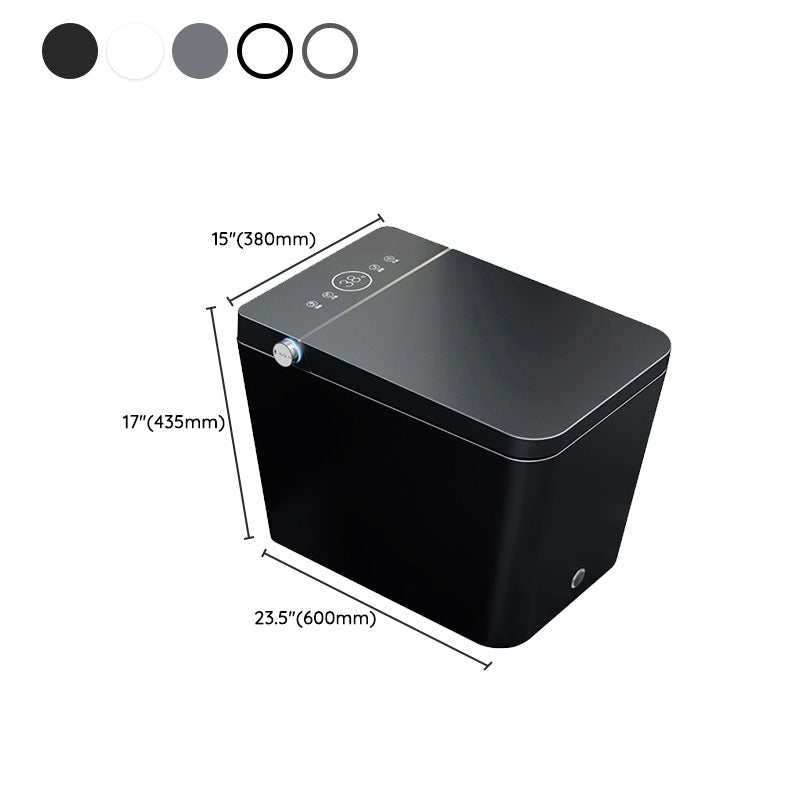 Elongated Smart Bidet Horizontal Spray Antimicrobial Smart Toilet Bidet Clearhalo 'Bathroom Remodel & Bathroom Fixtures' 'Bidets' 'Home Improvement' 'home_improvement' 'home_improvement_bidets' 'Toilets & Bidets' 7438065