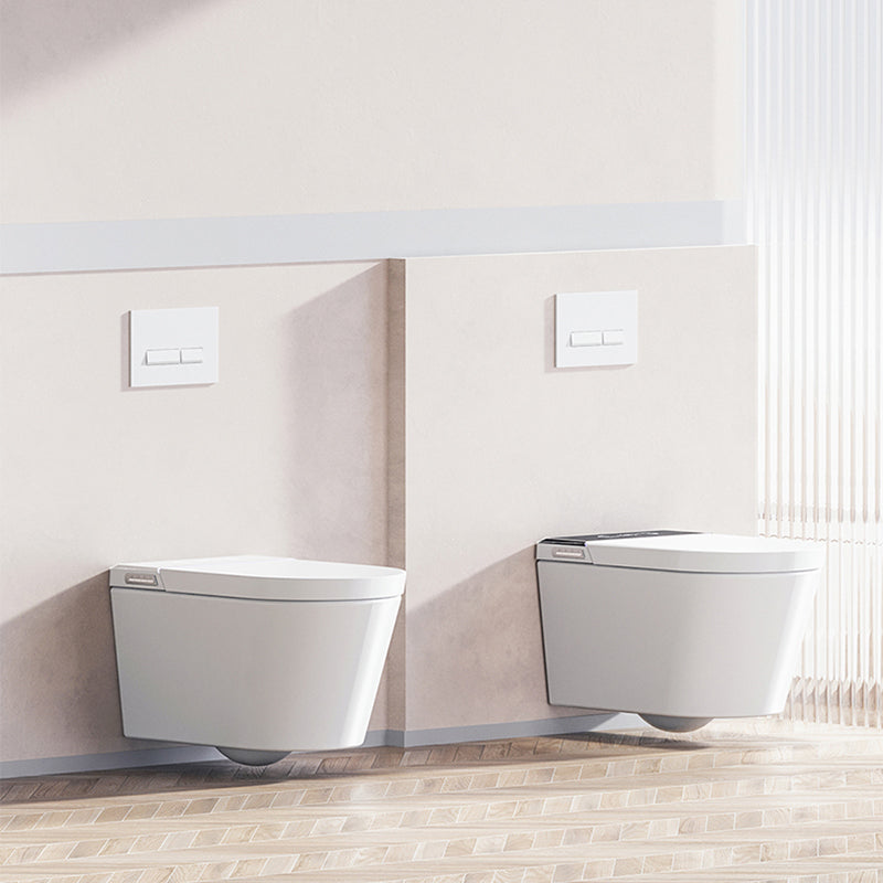 15.55" L Smart Bidet Elongated with Water Pressure Control Toilet Clearhalo 'Bathroom Remodel & Bathroom Fixtures' 'Bidets' 'Home Improvement' 'home_improvement' 'home_improvement_bidets' 'Toilets & Bidets' 7438160