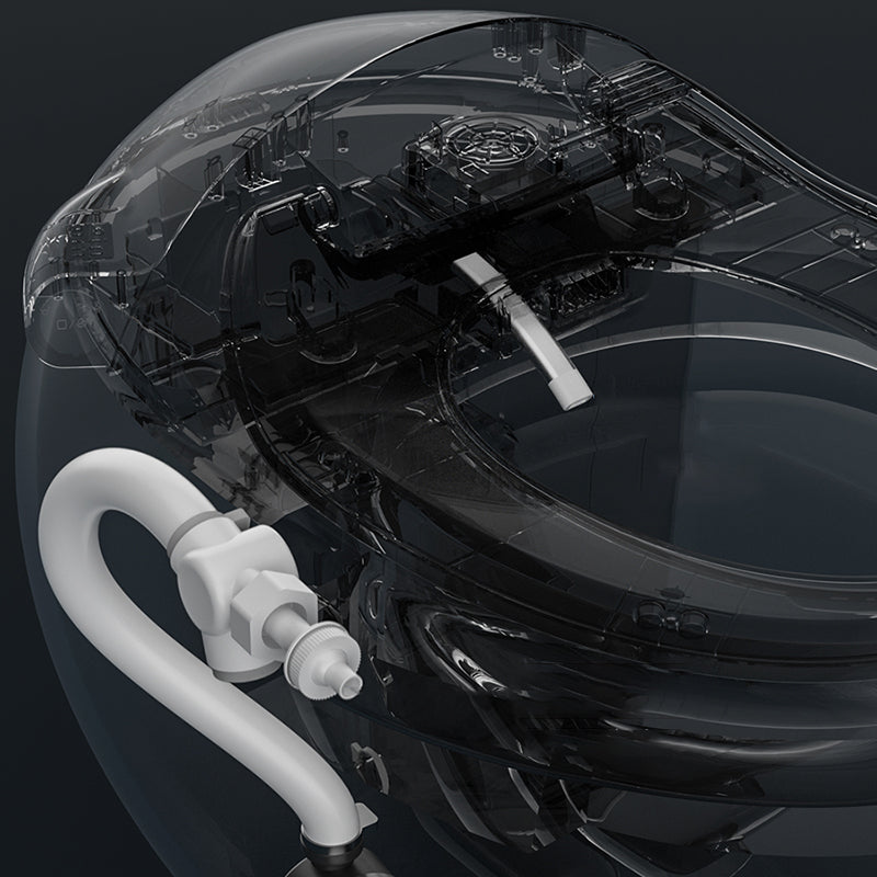 Round Bidet with Heated Seat White 21.25" High Ceramic Floor Mount Bidet Clearhalo 'Bathroom Remodel & Bathroom Fixtures' 'Bidets' 'Home Improvement' 'home_improvement' 'home_improvement_bidets' 'Toilets & Bidets' 7438189