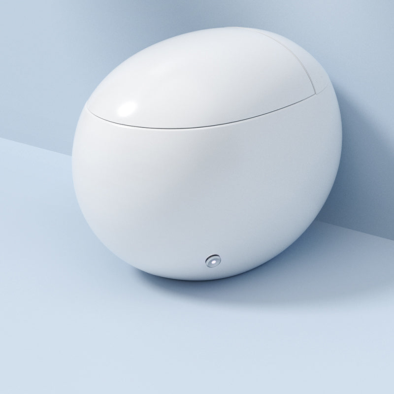 White Round Bidet Heated Seat Floor Mount Bidet Mounting Hardware Included Clearhalo 'Bathroom Remodel & Bathroom Fixtures' 'Bidets' 'Home Improvement' 'home_improvement' 'home_improvement_bidets' 'Toilets & Bidets' 7438212