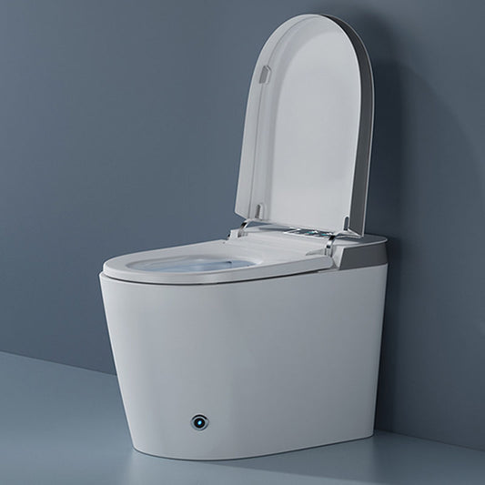 Contemporary 19.09" H Electronic Toilet Seat Elongated Floor Standing Bidet Clearhalo 'Bathroom Remodel & Bathroom Fixtures' 'Bidets' 'Home Improvement' 'home_improvement' 'home_improvement_bidets' 'Toilets & Bidets' 7438229