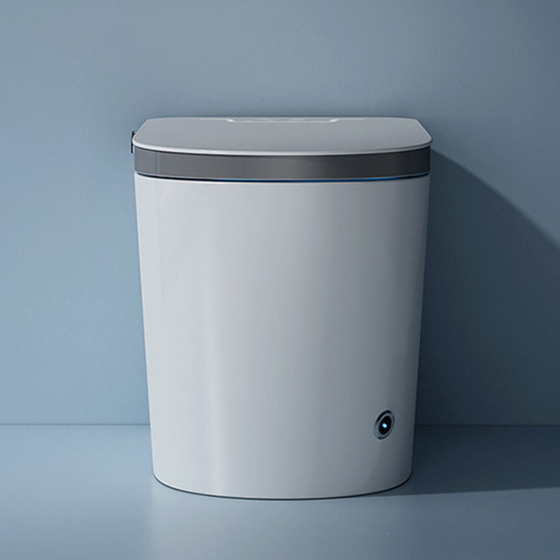 Contemporary 19.09" H Electronic Toilet Seat Elongated Floor Standing Bidet Clearhalo 'Bathroom Remodel & Bathroom Fixtures' 'Bidets' 'Home Improvement' 'home_improvement' 'home_improvement_bidets' 'Toilets & Bidets' 7438231