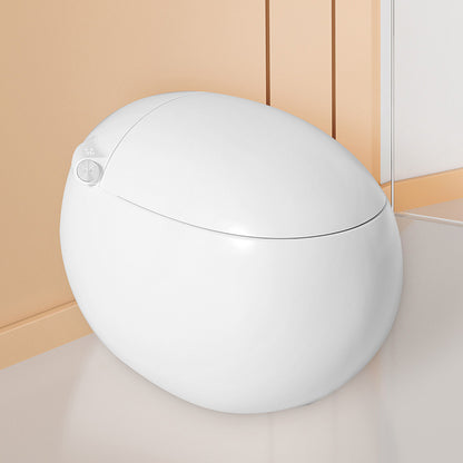 Contemporary 21.25" H White Electronic Toilet Floor Standing Bidet Automatic Lid No Clearhalo 'Bathroom Remodel & Bathroom Fixtures' 'Bidets' 'Home Improvement' 'home_improvement' 'home_improvement_bidets' 'Toilets & Bidets' 7438305