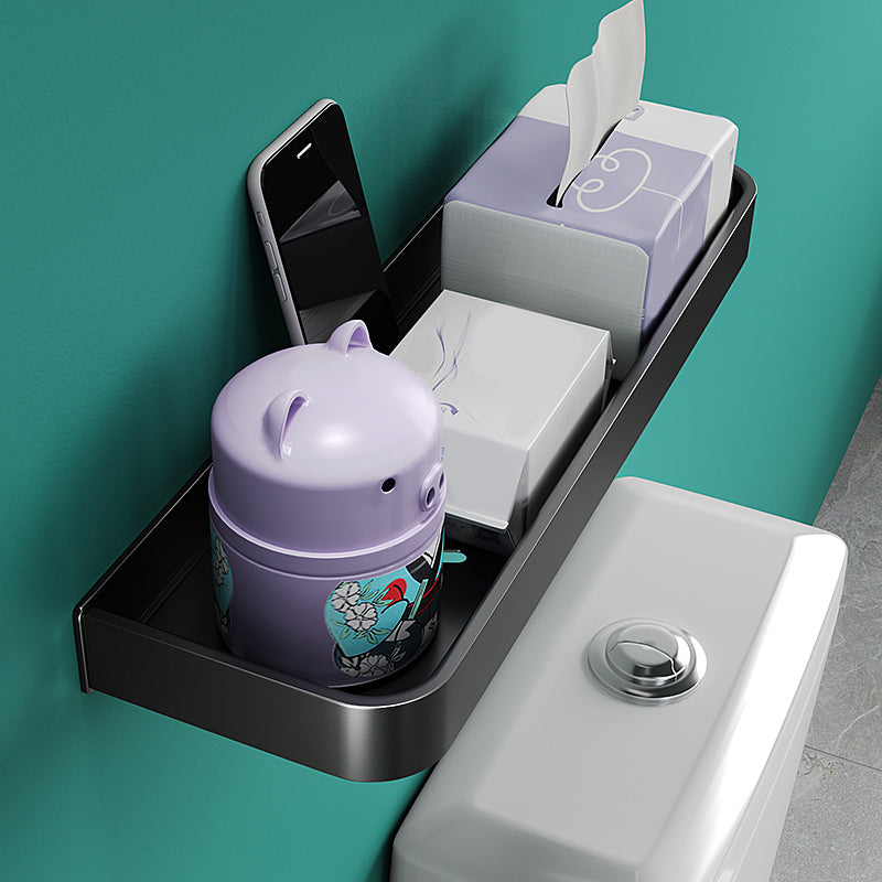 Modern Metal Bathroom Accessory Kit Drill and Screw Mount Bathroom Accessory Set Clearhalo 'Bathroom Hardware Sets' 'Bathroom Hardware' 'Bathroom Remodel & Bathroom Fixtures' 'bathroom_hardware_sets' 'Home Improvement' 'home_improvement' 'home_improvement_bathroom_hardware_sets' 7439150