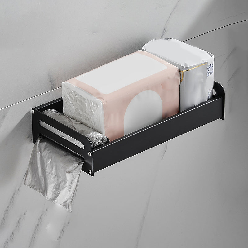 Modern Metal Bathroom Accessory Kit Drill and Screw Mount Bathroom Accessory Set Toilet Paper Holder Clearhalo 'Bathroom Hardware Sets' 'Bathroom Hardware' 'Bathroom Remodel & Bathroom Fixtures' 'bathroom_hardware_sets' 'Home Improvement' 'home_improvement' 'home_improvement_bathroom_hardware_sets' 7439151