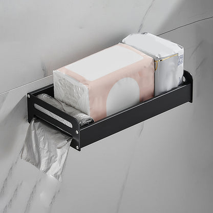 Modern Metal Bathroom Accessory Kit Drill and Screw Mount Bathroom Accessory Set Toilet Paper Holder Clearhalo 'Bathroom Hardware Sets' 'Bathroom Hardware' 'Bathroom Remodel & Bathroom Fixtures' 'bathroom_hardware_sets' 'Home Improvement' 'home_improvement' 'home_improvement_bathroom_hardware_sets' 7439151