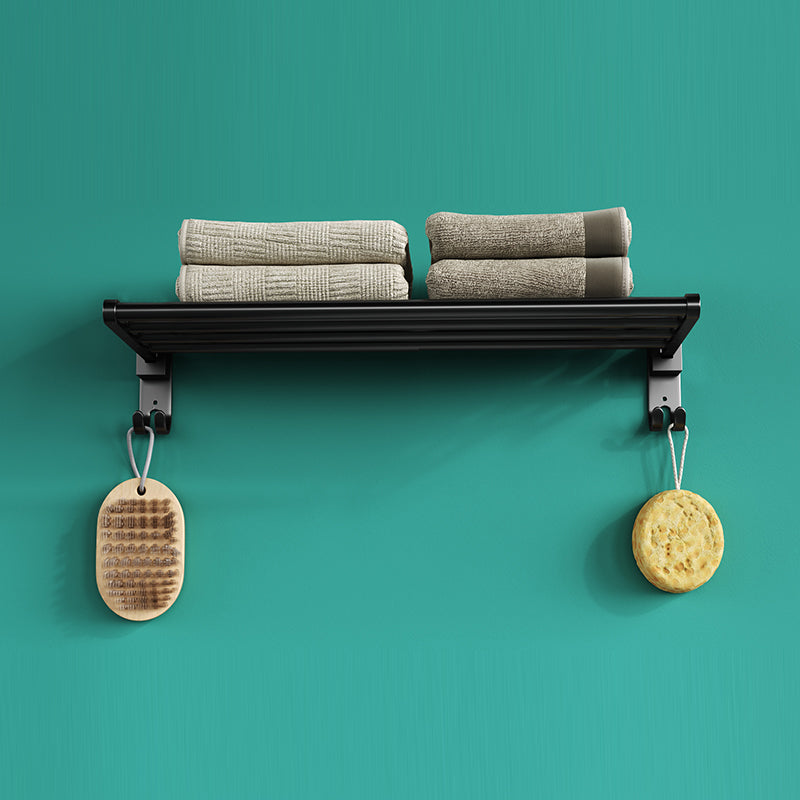 Modern Metal Bathroom Accessory Kit Drill and Screw Mount Bathroom Accessory Set Towel Bar (20"L ) Clearhalo 'Bathroom Hardware Sets' 'Bathroom Hardware' 'Bathroom Remodel & Bathroom Fixtures' 'bathroom_hardware_sets' 'Home Improvement' 'home_improvement' 'home_improvement_bathroom_hardware_sets' 7439154