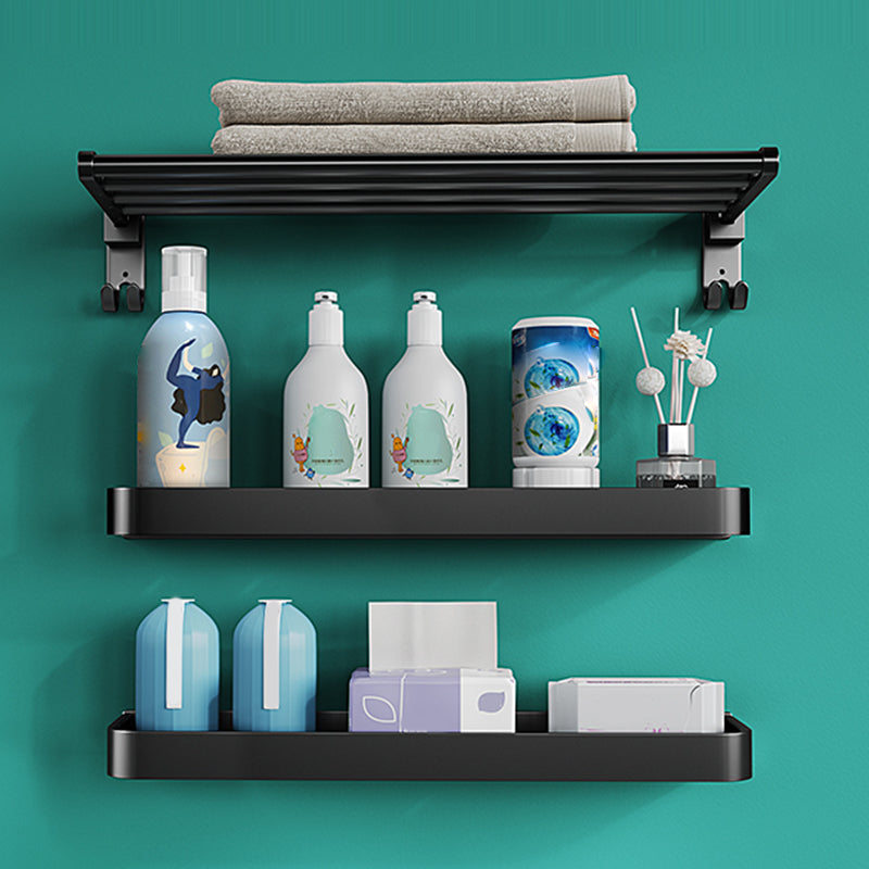 Modern Metal Bathroom Accessory Kit Drill and Screw Mount Bathroom Accessory Set 3 Piece Set (20-inch) Clearhalo 'Bathroom Hardware Sets' 'Bathroom Hardware' 'Bathroom Remodel & Bathroom Fixtures' 'bathroom_hardware_sets' 'Home Improvement' 'home_improvement' 'home_improvement_bathroom_hardware_sets' 7439176