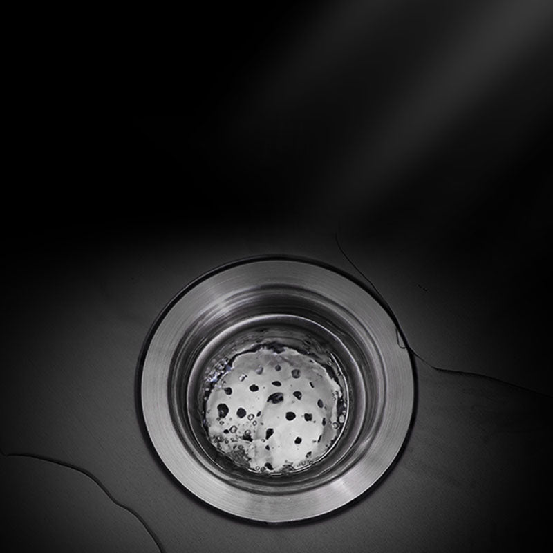 Stainless Steel Kitchen Sink Rectangular Shape Single Bowl Kitchen Sink Clearhalo 'Home Improvement' 'home_improvement' 'home_improvement_kitchen_sinks' 'Kitchen Remodel & Kitchen Fixtures' 'Kitchen Sinks & Faucet Components' 'Kitchen Sinks' 'kitchen_sinks' 7440195