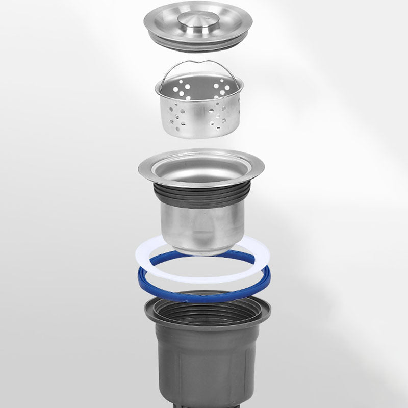 Drop-In Kitchen Sink Soundproof Design Stainless Steel Kitchen Sink Clearhalo 'Home Improvement' 'home_improvement' 'home_improvement_kitchen_sinks' 'Kitchen Remodel & Kitchen Fixtures' 'Kitchen Sinks & Faucet Components' 'Kitchen Sinks' 'kitchen_sinks' 7440235