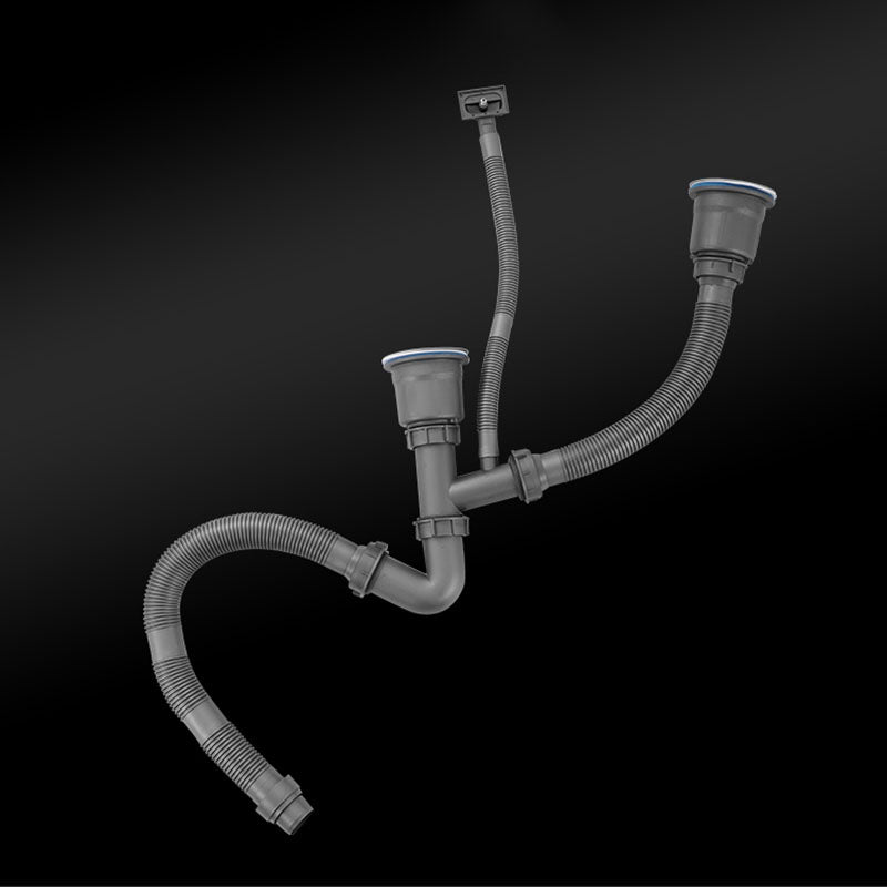 Modern Style Drop-In Kitchen Sink Soundproof Design Stainless Steel Kitchen Double Sink Clearhalo 'Home Improvement' 'home_improvement' 'home_improvement_kitchen_sinks' 'Kitchen Remodel & Kitchen Fixtures' 'Kitchen Sinks & Faucet Components' 'Kitchen Sinks' 'kitchen_sinks' 7442456