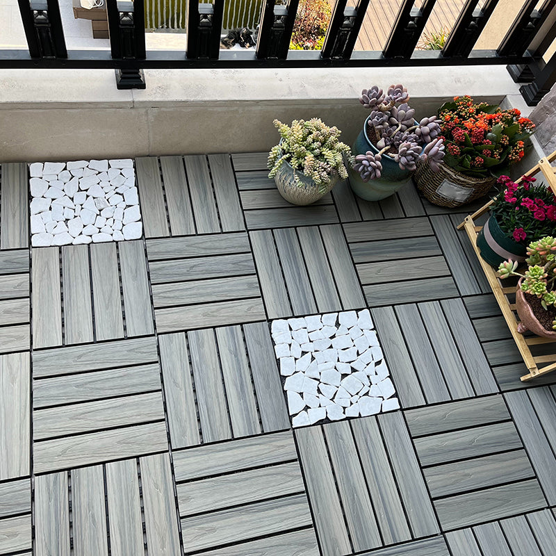 Modern Groove Locking Laminate Plank Flooring Plastic Wood Laminate Old Wood Co-Extrusion Clearhalo 'Flooring 'Home Improvement' 'home_improvement' 'home_improvement_laminate_flooring' 'Laminate Flooring' 'laminate_flooring' Walls and Ceiling' 7442623