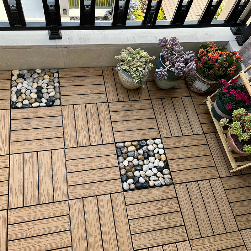 Modern Groove Locking Laminate Plank Flooring Plastic Wood Laminate Apricot Co-Extrusion Clearhalo 'Flooring 'Home Improvement' 'home_improvement' 'home_improvement_laminate_flooring' 'Laminate Flooring' 'laminate_flooring' Walls and Ceiling' 7442644