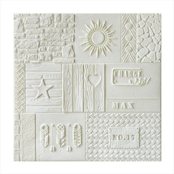 Peel and Stick Wall Ceiling 3D Embossed Wall Paneling with Waterproof Clearhalo 'Flooring 'Home Improvement' 'home_improvement' 'home_improvement_wall_paneling' 'Wall Paneling' 'wall_paneling' 'Walls & Ceilings' Walls and Ceiling' 7443369