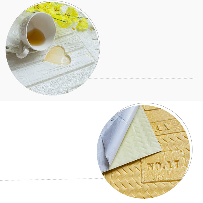 Peel and Stick Wall Ceiling 3D Embossed Wall Paneling with Waterproof Clearhalo 'Flooring 'Home Improvement' 'home_improvement' 'home_improvement_wall_paneling' 'Wall Paneling' 'wall_paneling' 'Walls & Ceilings' Walls and Ceiling' 7443370