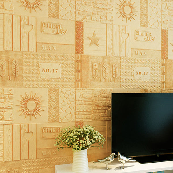 Peel and Stick Wall Ceiling 3D Embossed Wall Paneling with Waterproof Clearhalo 'Flooring 'Home Improvement' 'home_improvement' 'home_improvement_wall_paneling' 'Wall Paneling' 'wall_paneling' 'Walls & Ceilings' Walls and Ceiling' 7443371