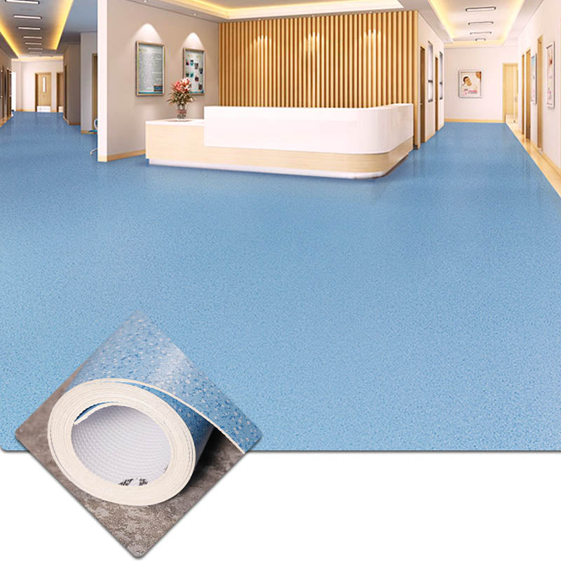 PVC Flooring Self-Stick Waterproof Fire Resistant PVC Flooring Blue Clearhalo 'Flooring 'Home Improvement' 'home_improvement' 'home_improvement_vinyl_flooring' 'Vinyl Flooring' 'vinyl_flooring' Walls and Ceiling' 7443726