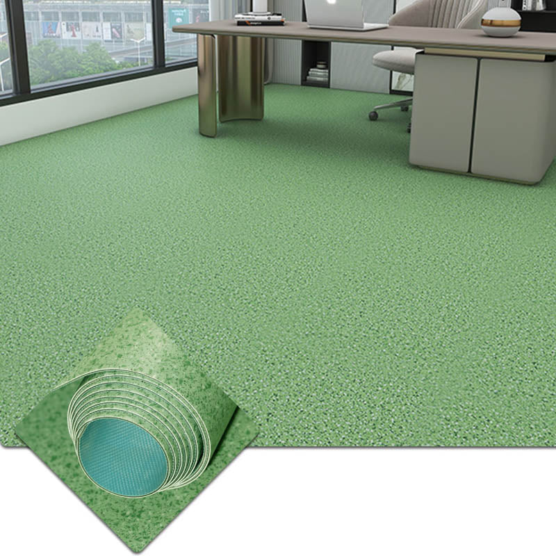 PVC Flooring Self-Stick Waterproof Fire Resistant PVC Flooring Green Clearhalo 'Flooring 'Home Improvement' 'home_improvement' 'home_improvement_vinyl_flooring' 'Vinyl Flooring' 'vinyl_flooring' Walls and Ceiling' 7443728
