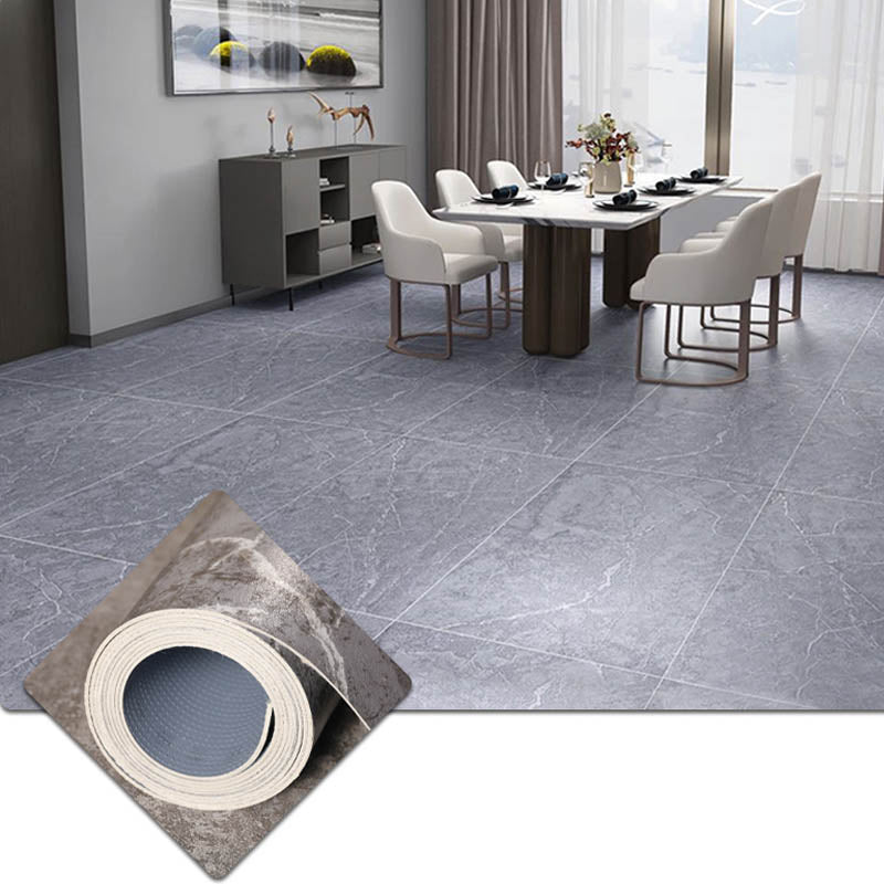 PVC Flooring Self-Stick Waterproof Fire Resistant PVC Flooring Heather Gray Clearhalo 'Flooring 'Home Improvement' 'home_improvement' 'home_improvement_vinyl_flooring' 'Vinyl Flooring' 'vinyl_flooring' Walls and Ceiling' 7443730