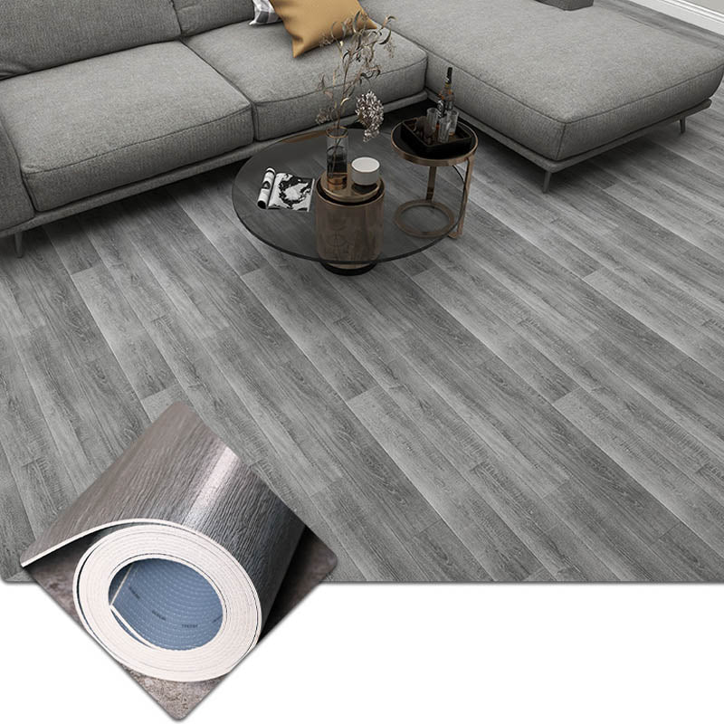 PVC Flooring Self-Stick Waterproof Fire Resistant PVC Flooring Ash Wood Tone Clearhalo 'Flooring 'Home Improvement' 'home_improvement' 'home_improvement_vinyl_flooring' 'Vinyl Flooring' 'vinyl_flooring' Walls and Ceiling' 7443735