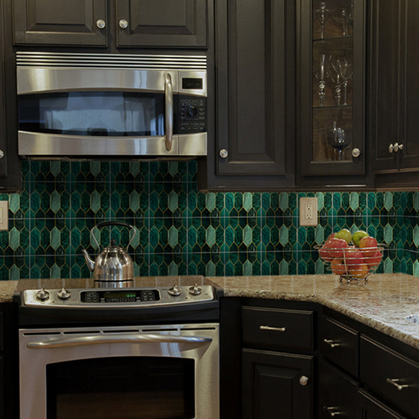 Polygon Peel and Stick Backsplash Tile PVC Mosaic Peel and Stick Tile for Kitchen Clearhalo 'Flooring 'Home Improvement' 'home_improvement' 'home_improvement_peel_stick_blacksplash' 'Peel & Stick Backsplash Tile' 'peel_stick_blacksplash' 'Walls & Ceilings' Walls and Ceiling' 7443982