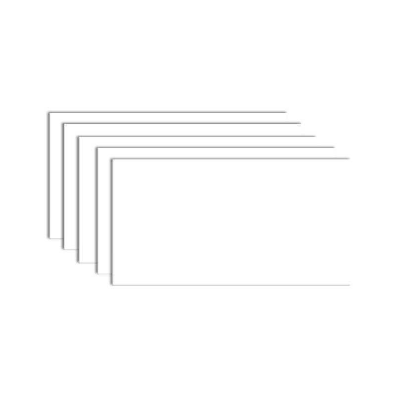 Mosaic Wall Tiles Pvc Kitchen and Bathroom Backsplash Peel and Stick Tiles White 5-Piece Set Clearhalo 'Flooring 'Home Improvement' 'home_improvement' 'home_improvement_peel_stick_blacksplash' 'Peel & Stick Backsplash Tile' 'peel_stick_blacksplash' 'Walls & Ceilings' Walls and Ceiling' 7444010