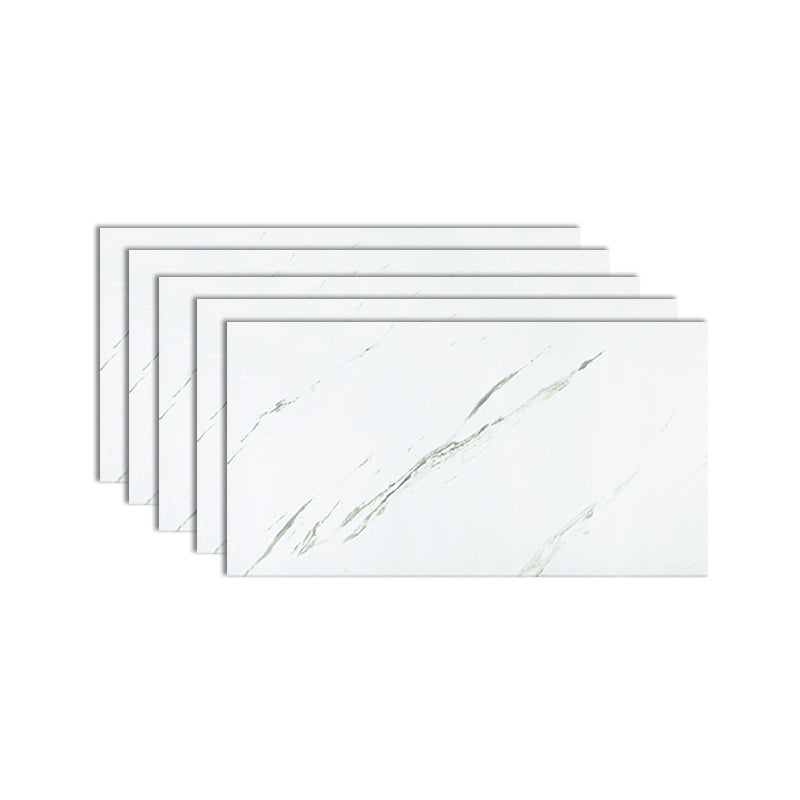 Mosaic Wall Tiles Pvc Kitchen and Bathroom Backsplash Peel and Stick Tiles Black White 5-Piece Set Clearhalo 'Flooring 'Home Improvement' 'home_improvement' 'home_improvement_peel_stick_blacksplash' 'Peel & Stick Backsplash Tile' 'peel_stick_blacksplash' 'Walls & Ceilings' Walls and Ceiling' 7444016