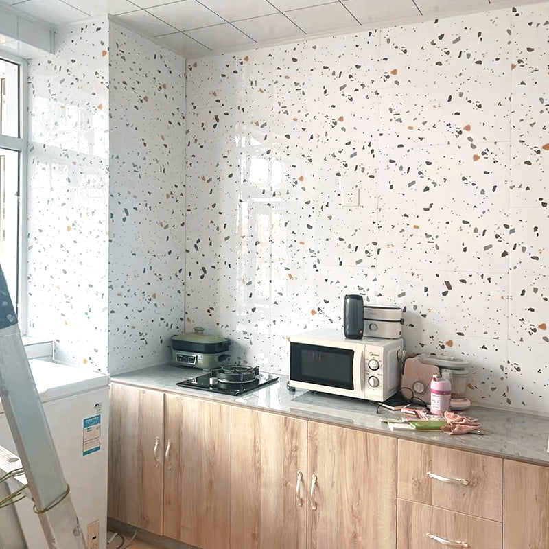 Polygon Peel and Stick Backsplash Tile PVC Smooth Peel and Stick Tile for Kitchen Clearhalo 'Flooring 'Home Improvement' 'home_improvement' 'home_improvement_peel_stick_blacksplash' 'Peel & Stick Backsplash Tile' 'peel_stick_blacksplash' 'Walls & Ceilings' Walls and Ceiling' 7444029