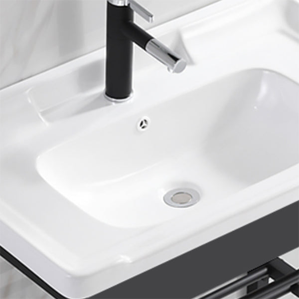 Freestanding Bathroom Vanity Modern Faucet Included Bathroom Sink Vanity Clearhalo 'Bathroom Remodel & Bathroom Fixtures' 'Bathroom Vanities' 'bathroom_vanities' 'Home Improvement' 'home_improvement' 'home_improvement_bathroom_vanities' 7444203