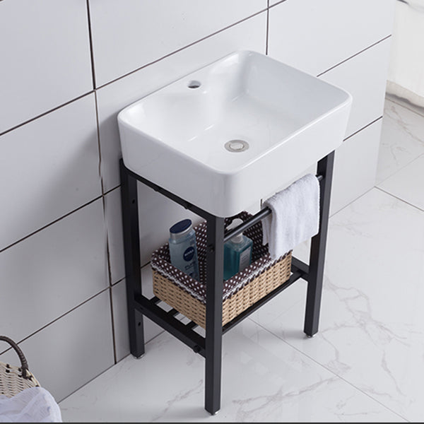 Modern Bathroom Sink Vanity Freestanding Single-Sink Bathroom Vanity ...