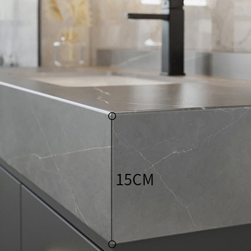 Bathroom Vanity Set Ceramic Rectangular Drawers Wall Mounted Vanity Sink Clearhalo 'Bathroom Remodel & Bathroom Fixtures' 'Bathroom Vanities' 'bathroom_vanities' 'Home Improvement' 'home_improvement' 'home_improvement_bathroom_vanities' 7444255