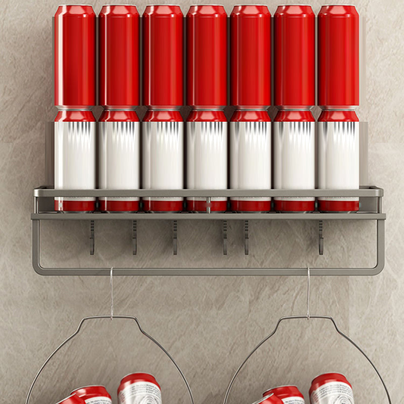 Minimalism Matte Metal Bathroom Accessory Set Modern Bath Shelf Clearhalo 'Bathroom Hardware Sets' 'Bathroom Hardware' 'Bathroom Remodel & Bathroom Fixtures' 'bathroom_hardware_sets' 'Home Improvement' 'home_improvement' 'home_improvement_bathroom_hardware_sets' 7444562