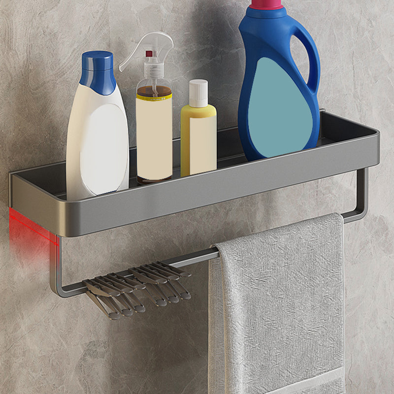Minimalist Matte Metal Bathroom Accessory Set Modern Bath Shelf Clearhalo 'Bathroom Hardware Sets' 'Bathroom Hardware' 'Bathroom Remodel & Bathroom Fixtures' 'bathroom_hardware_sets' 'Home Improvement' 'home_improvement' 'home_improvement_bathroom_hardware_sets' 7444580