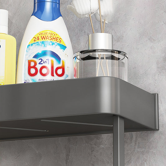 Minimalist Matte Metal Bathroom Accessory Set Modern Bath Shelf Clearhalo 'Bathroom Hardware Sets' 'Bathroom Hardware' 'Bathroom Remodel & Bathroom Fixtures' 'bathroom_hardware_sets' 'Home Improvement' 'home_improvement' 'home_improvement_bathroom_hardware_sets' 7444588
